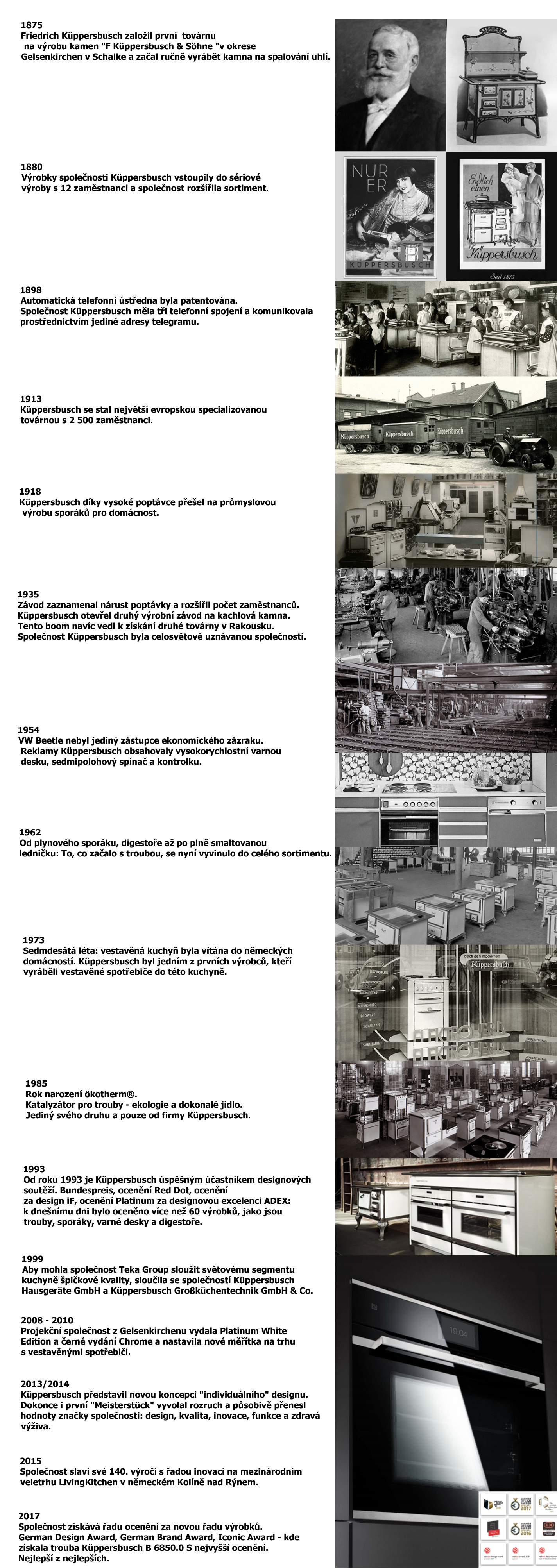 K - historie